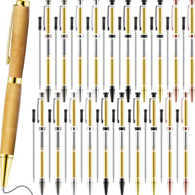 Colarr 20-pcs Slimline Pen Kit components laid out for easy DIY assembly.