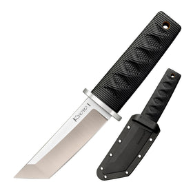 Cold Steel Kyoto I blade close-up highlighting 8Cr13MoV edge durability