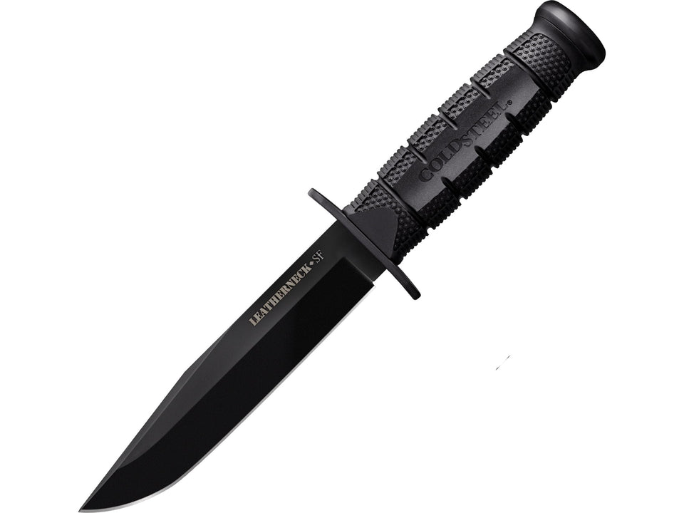 Cold Steel Leatherneck SF with clip-point blade and D2 steel for rugged outdoor use.