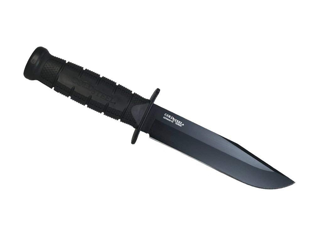 Cold Steel Leatherneck SF Secure-Ex sheath provides weather-resistant, ambidextrous carry.