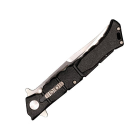 Cold Steel Luzon leaf-spring lock in action for safety.