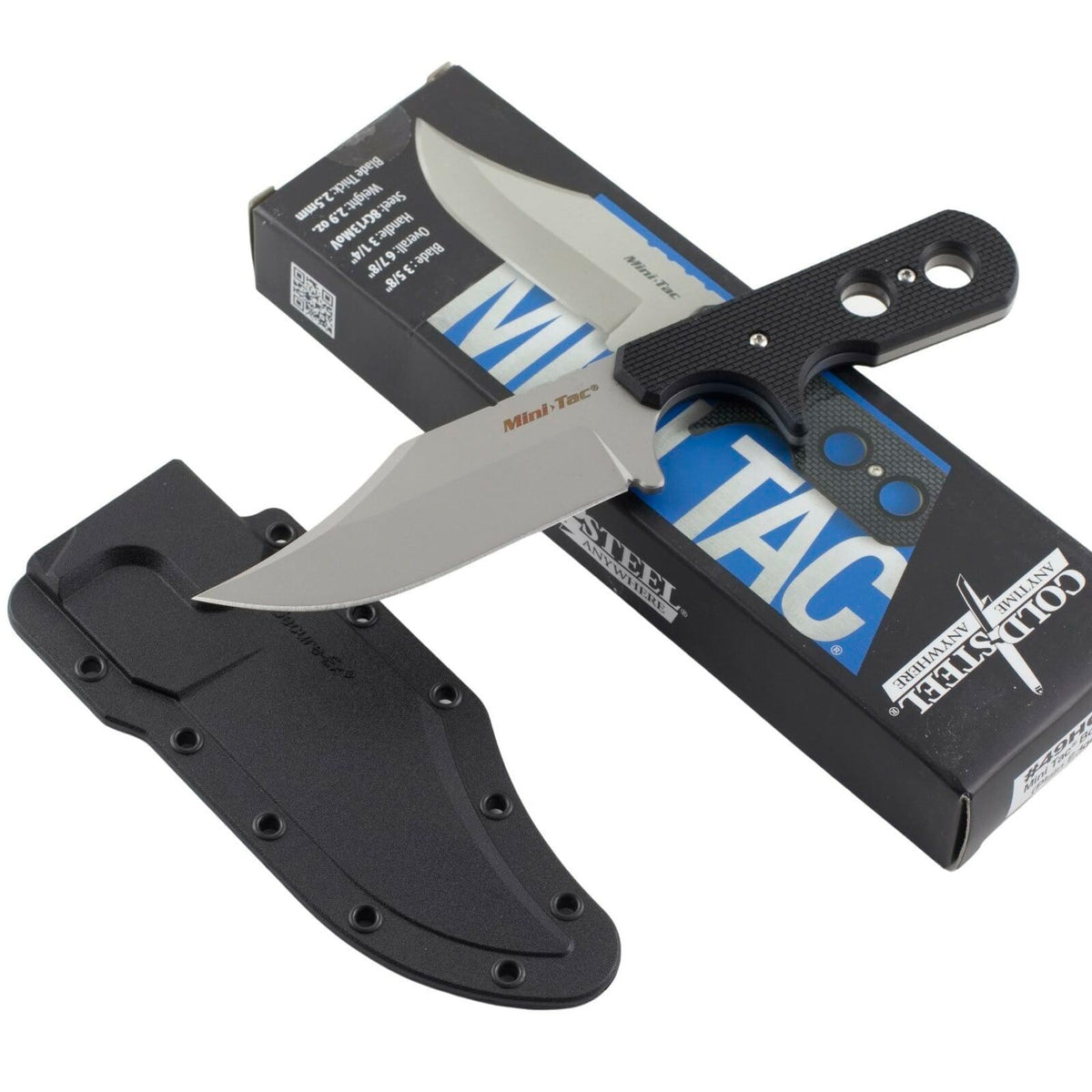 Cold Steel Mini Tac Bowie compact design suits everyday carry.