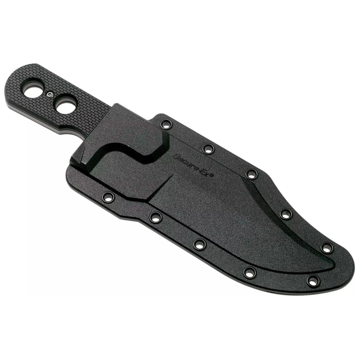 Cold Steel Mini Tac Bowie in sheath highlights portability and access.