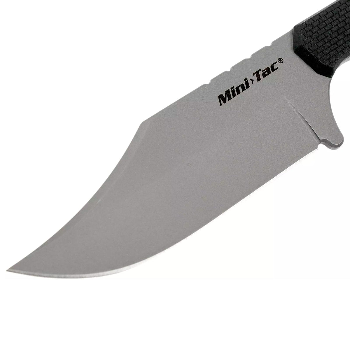 Cold Steel Mini Tac Bowie lanyard with steel bead aids retrieval.