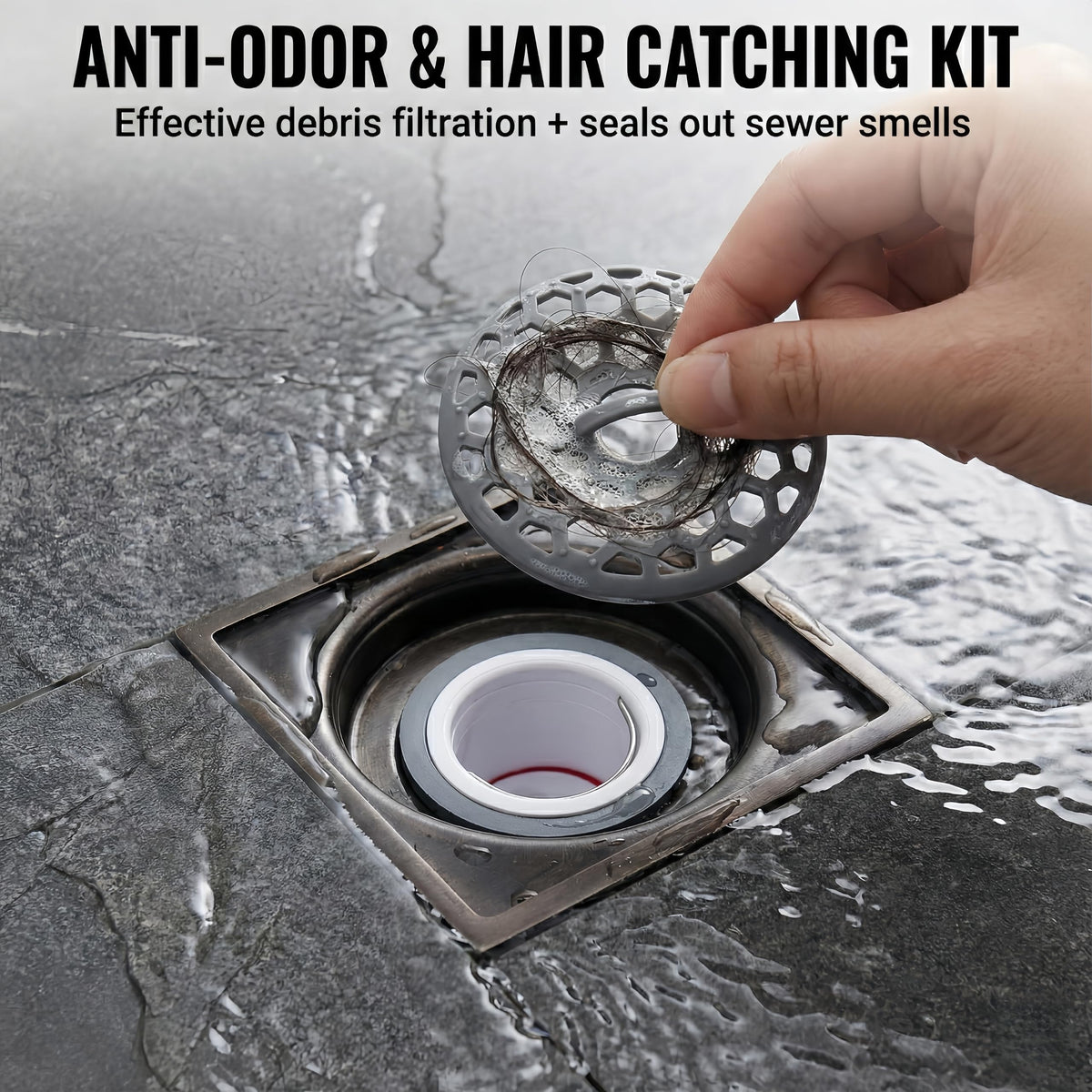 COLDDD fits standard 2 inch drains from 1.9 to 2.1 inches.