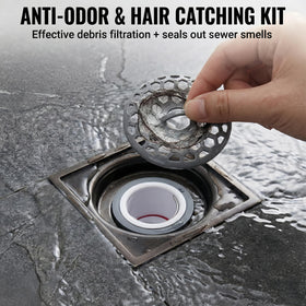 COLDDD fits standard 2 inch drains from 1.9 to 2.1 inches.