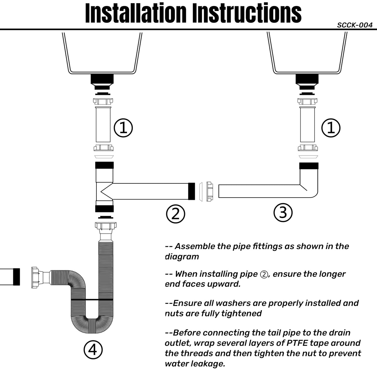 COLDDD installation under sink example highlighting easy alignment in a compact cabinet.