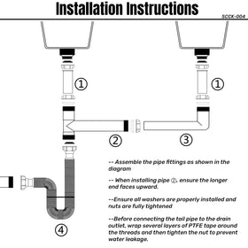 COLDDD installation under sink example highlighting easy alignment in a compact cabinet.
