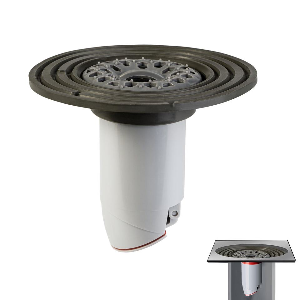 COLDDD odor-proof shower drain plug with magnetic closure for odor control and smooth drainage.