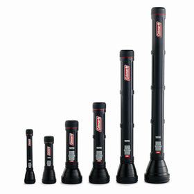 Coleman Battery Guard 250m LED Flashlight beam up to 250 meters in action.