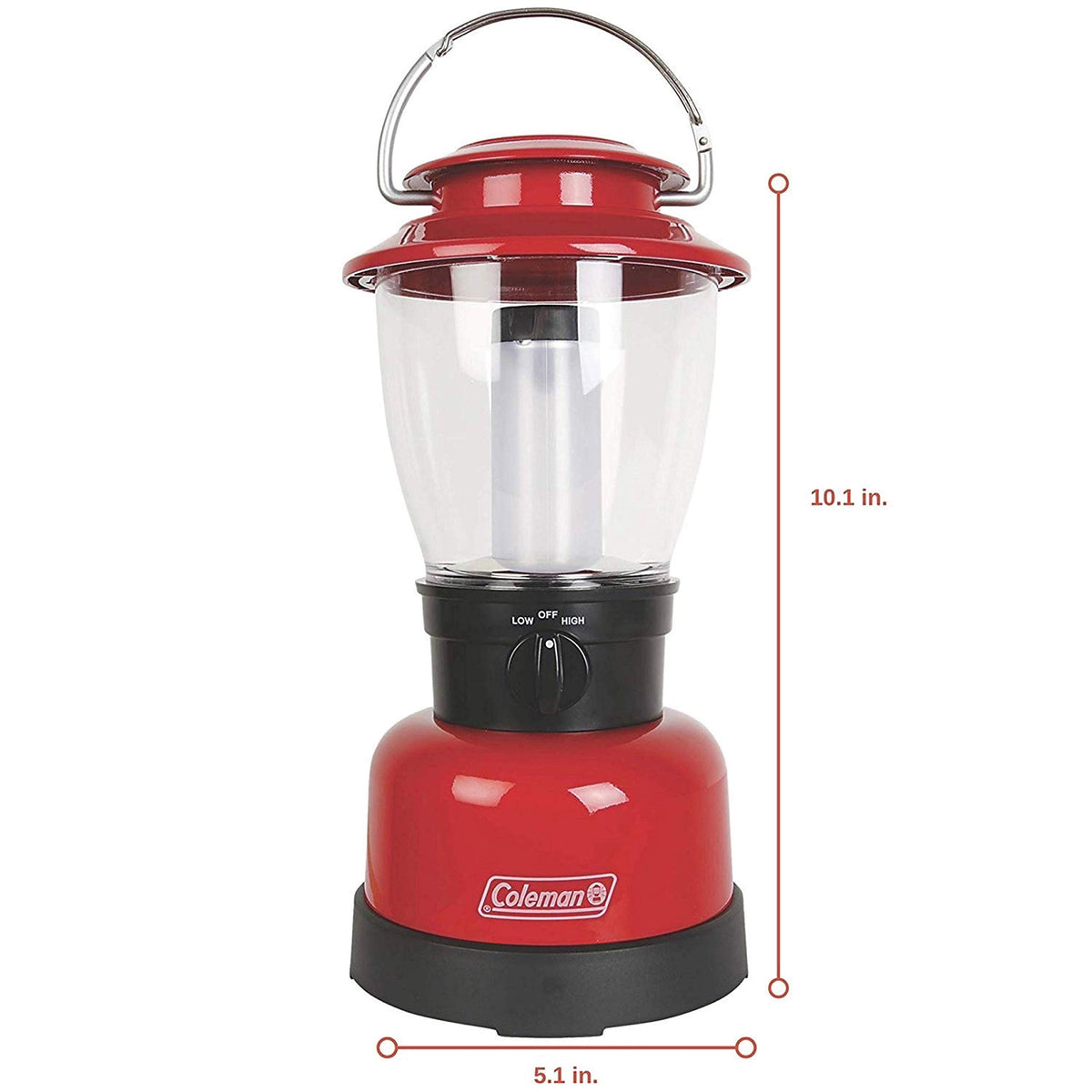 Coleman lantern showing IPX4 water resistance for all-weather use