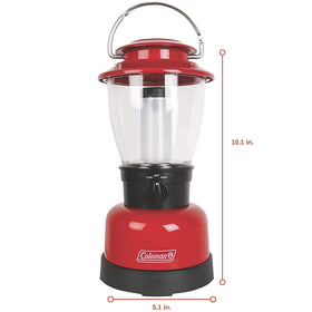 Coleman lantern showing IPX4 water resistance for all-weather use
