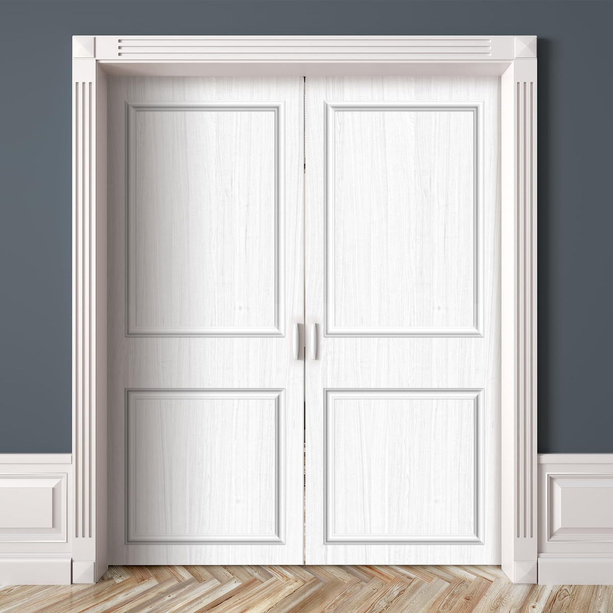 Colingmill frame decor application illustrates versatile mirror and window frame styling.