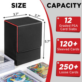 CollectHall graded card case interior with microfiber lining protecting cards