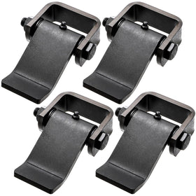 Coloch four-pack weld-on hinges on a dump trailer, enabling secure, smooth gate operation.