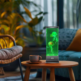 COLORLIFE jellyfish movement closeup—dynamic color-changing display enhances mood lighting.