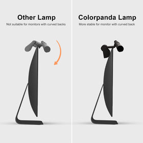 Colorpanda easy-install clip-on setup on monitors