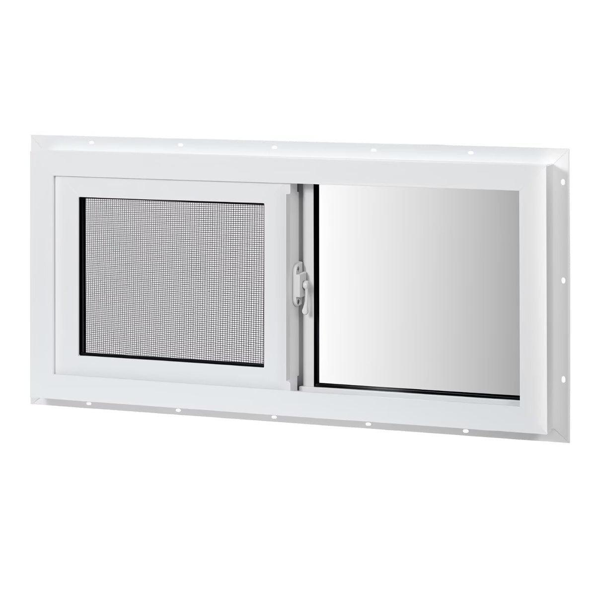 COLORPAPA vinyl basement window with a sturdy frame for durability