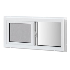 COLORPAPA vinyl basement window with a sturdy frame for durability