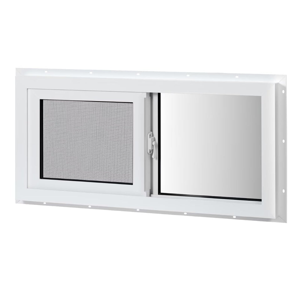 COLORPAPA vinyl basement window with a sturdy frame for durability