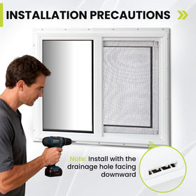 COLORPAPA slider window with double-pane tempered glass for sound and energy efficiency