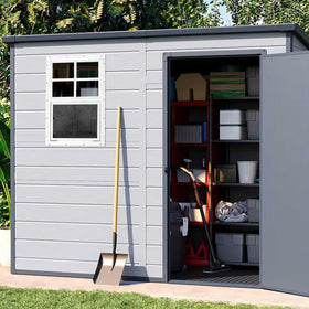 COLORPAPA two-pack includes screws for easy, ready-to-install installation in sheds and barns.
