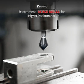 ColumPRO cobalt countersink 10-15mm quick chip ejection for smooth cuts.