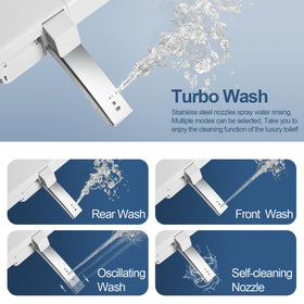 Combier CMA210DS-B turbo wash delivers enhanced cleansing.