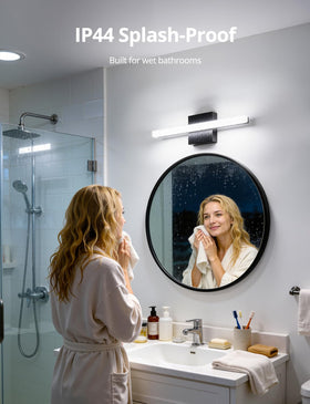 Combuh acrylic diffuser bath light softens glare for comfortable bathroom use