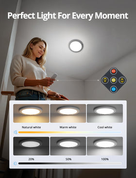 Combuh pantry light adhesive install for quick setup