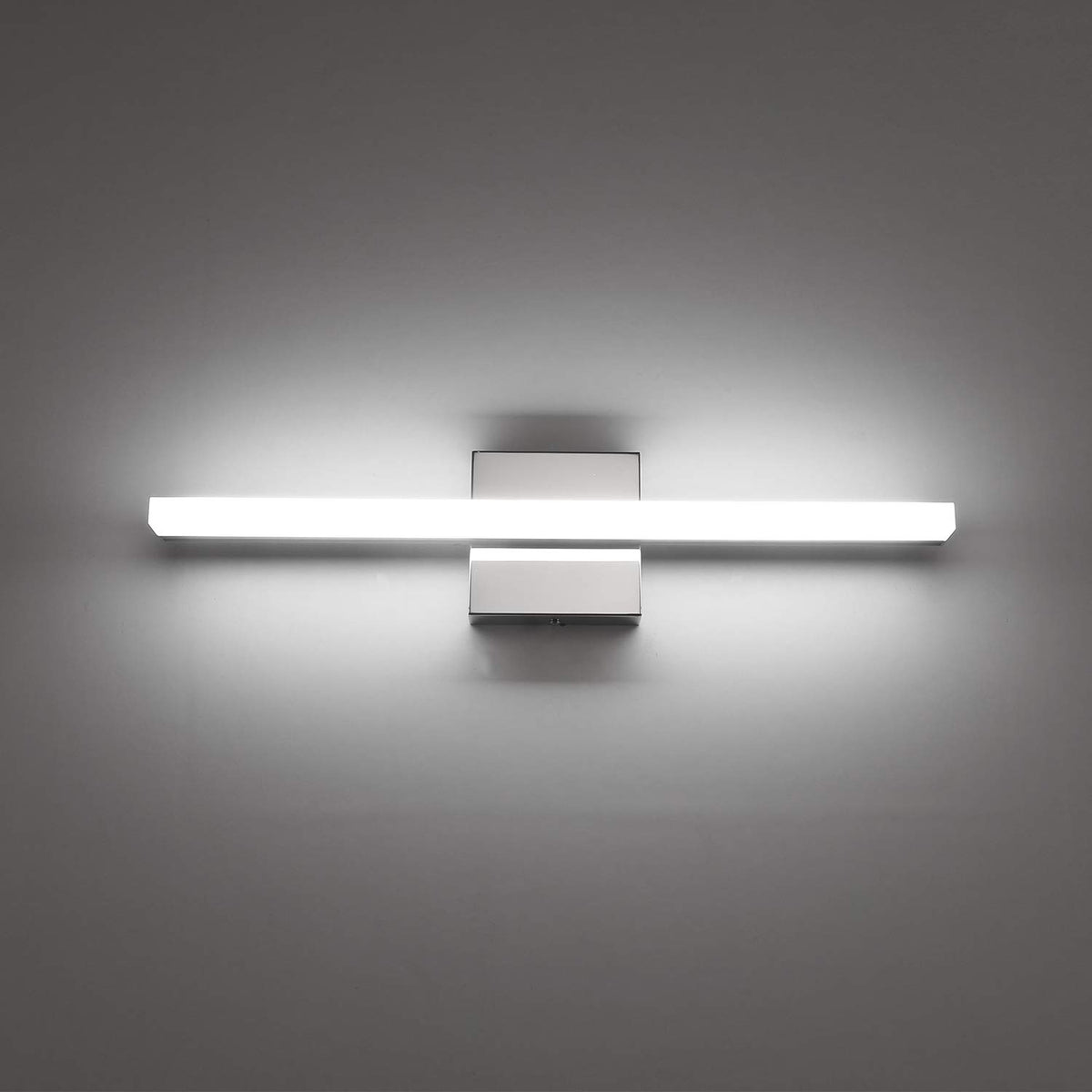 Combuh modern bathroom light over mirror provides crisp 16-inch vanity illumination.