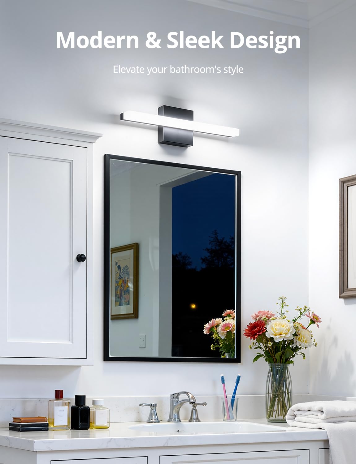 Combuh stainless steel base bath light resists rust and fits modern bathrooms