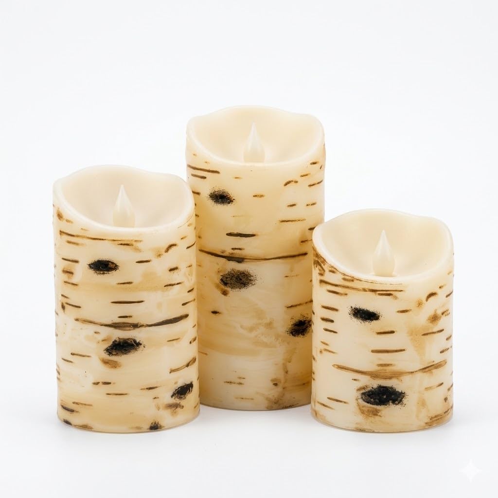 Comenzar windproof, flameless candles prevent drips and accidents.