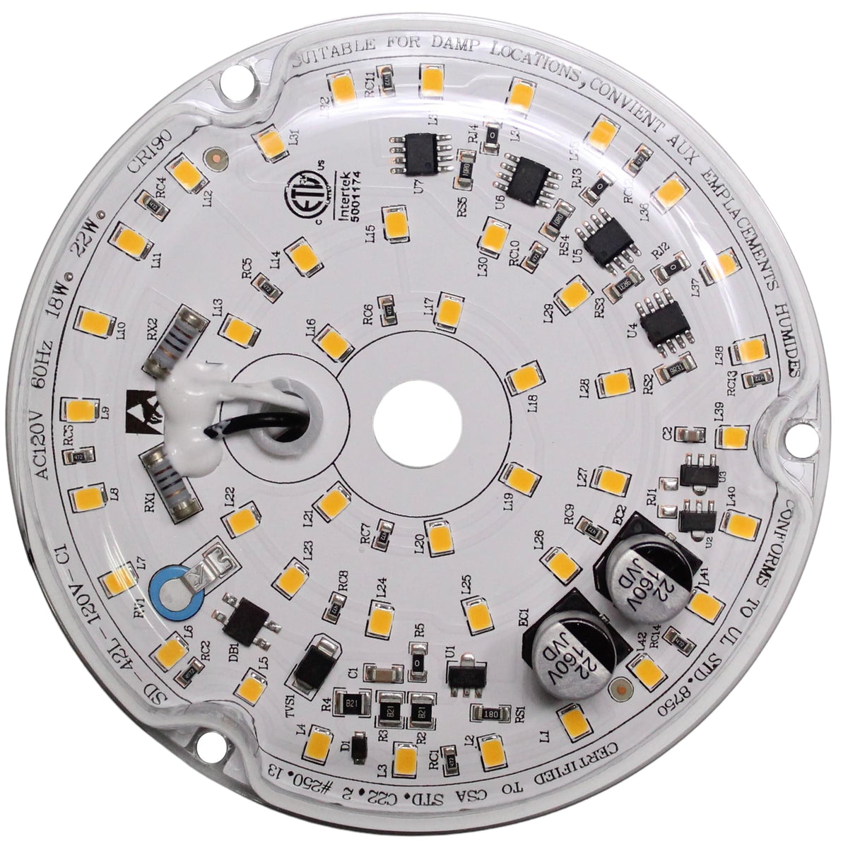 Comfort Direct Mazon LED Light Array provides brighter illumination for Harbor Breeze ceiling fans.