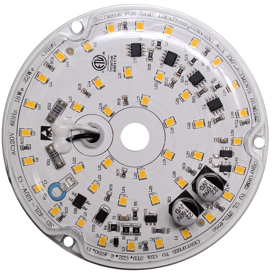 Comfort Direct Mazon LED Light Array provides brighter illumination for Harbor Breeze ceiling fans.