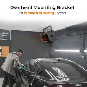 Comfort Zone CZ230ERBK rugged heavy-gauge steel housing withstands workshop conditions.