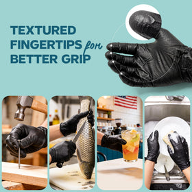 Comfy Package GUSTO gloves with textured fingertips for better grip