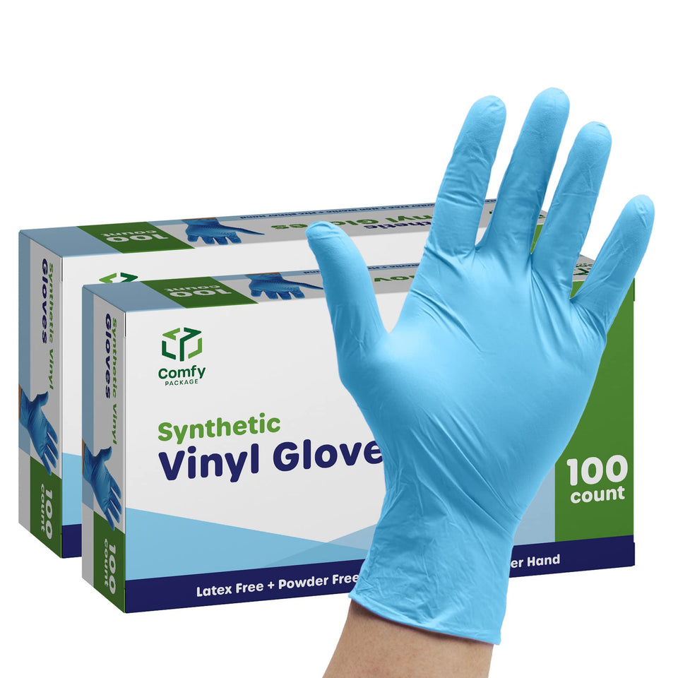 Comfy Package gloves box-front view showing easy grab-and-go protection