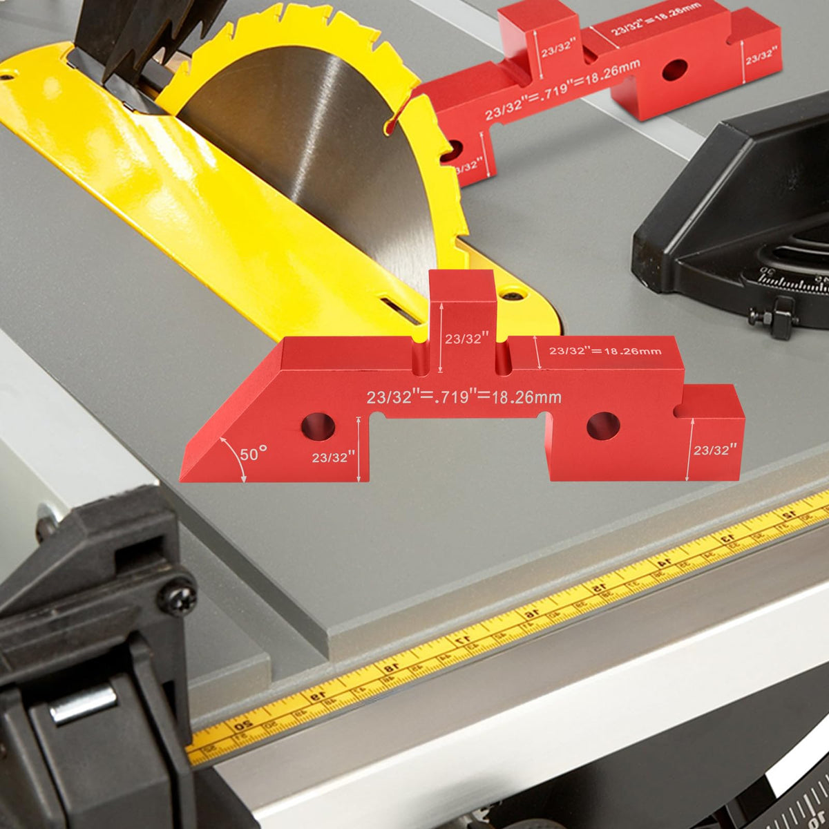 Comfylichi blocks compatible with routers, table saws, and more.