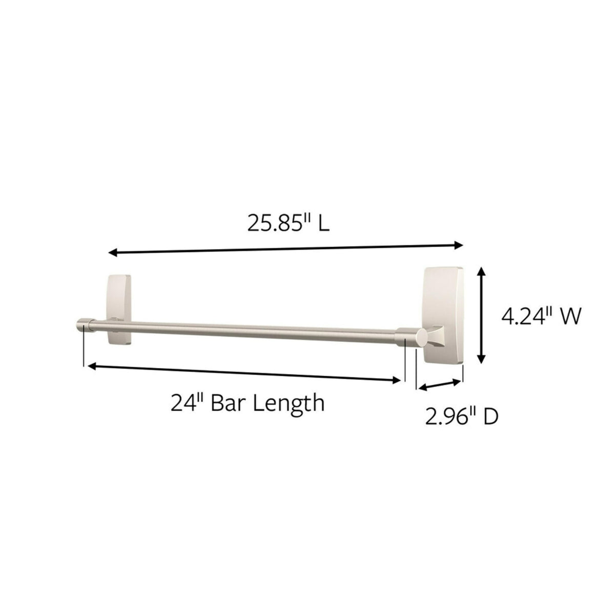 Command Bath Satin Nickel Water-Resistant Strips secure fixtures without wall damage