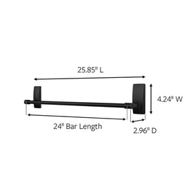 Command Bath Towel Bar water resistant strips for versatile mounting