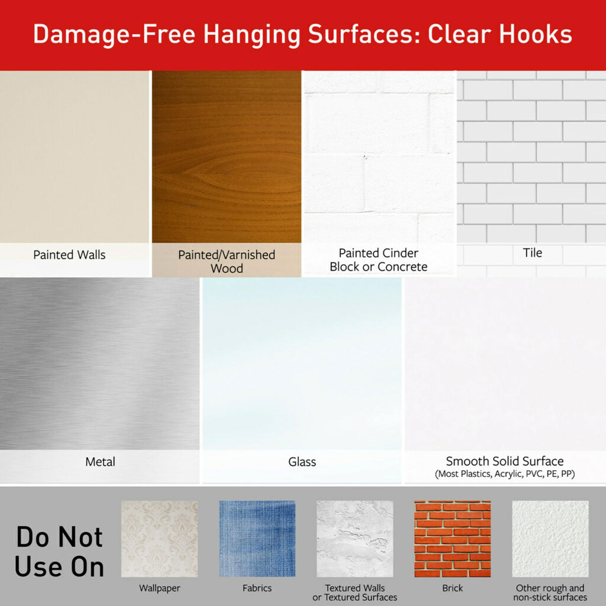 Command Clear Holiday Decor setup with hooks and strips for fast seasonal changes.