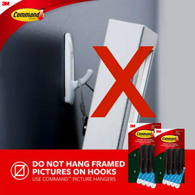 Adhesive performance of Command Bronze Hooks across -20°F to 125°F range