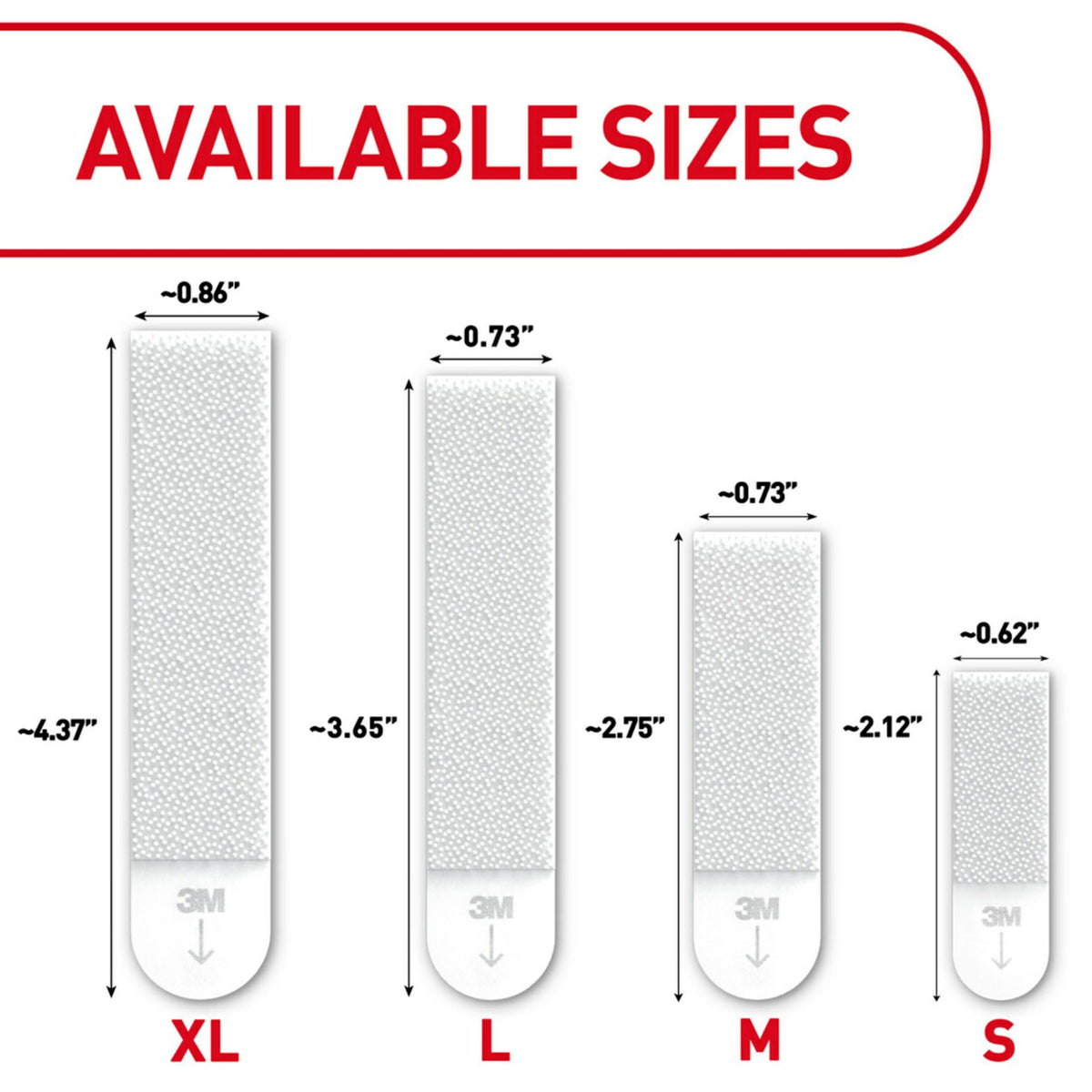 Command picture hanging strips hold up to 16 pounds per pair for sturdy displays.