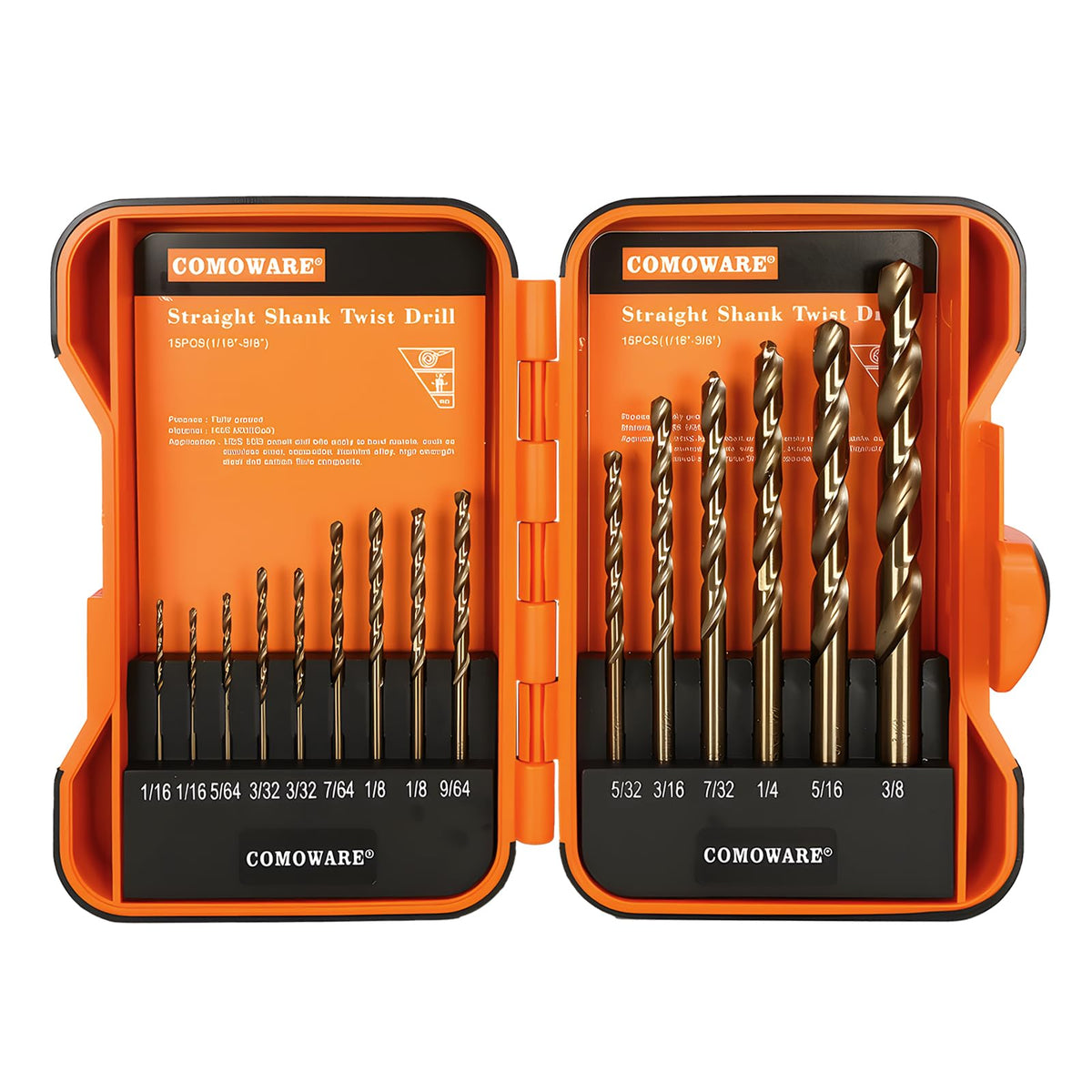 COMOWARE 15-size range enables versatile hole sizes.