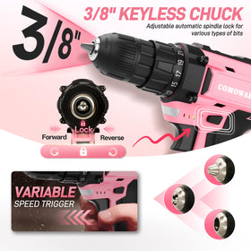 COMOWARE 34-piece accessory kit for versatile home projects