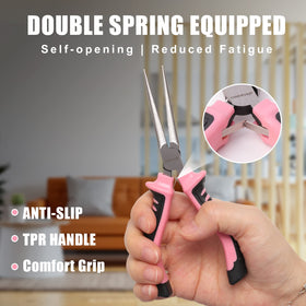 COMOWARE bent nose pliers for precise bends in jewelry.