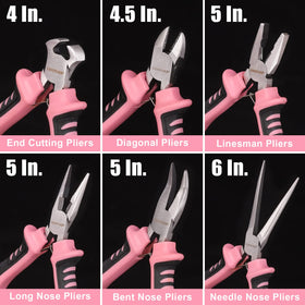 COMOWARE mini pliers linesman for grip and cutting wire.