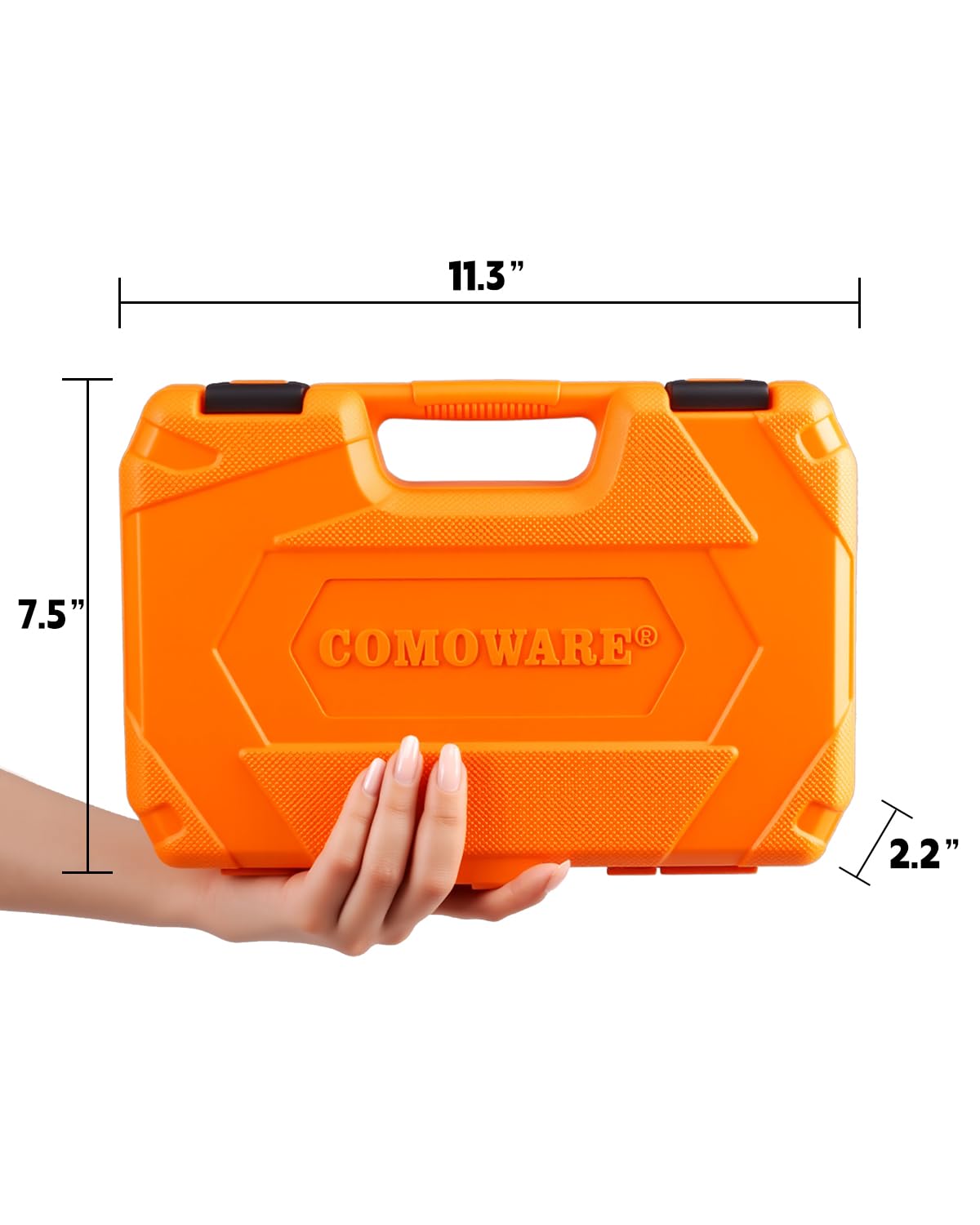 COMOWARE blow-molded case keeps tools organized and protected