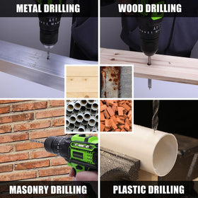 COMOWARE brad point bits offer precise woodwork starts and clean holes.
